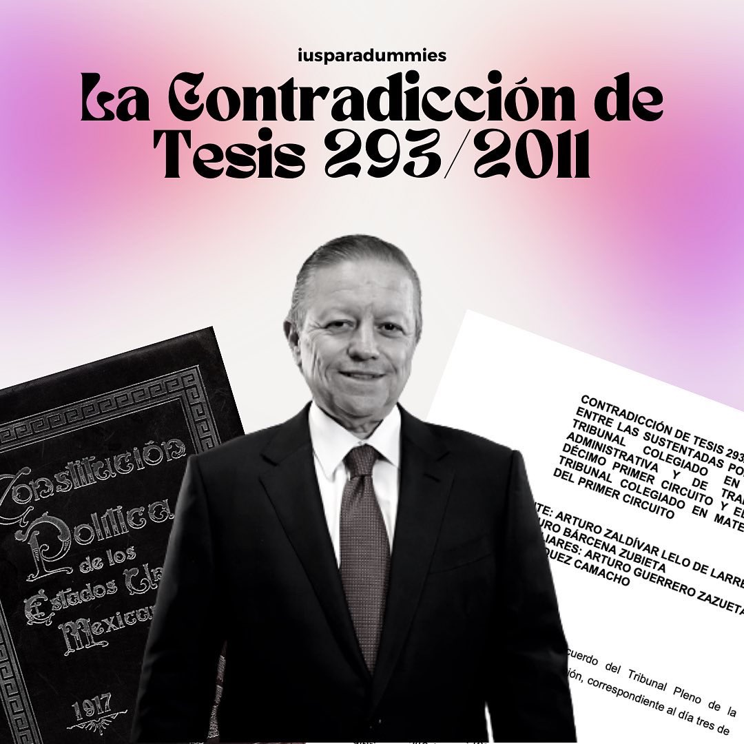 iusparadummies's tweet photo. Hablemos de la contradicción de tesis 293/2011 🫡 https://t.co/5FZvbzILFB