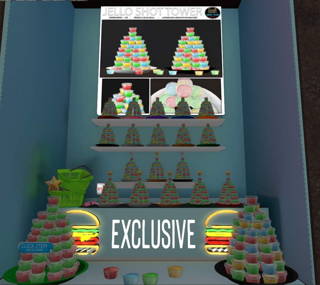 junkfoodsl's tweet photo. 4Li Trays, click for Jello Shots with male/female/animated & static held cups. 10 normal trays, 5 Christmas themed and 3 New Year Themed Shot Trays at the event
https://t.co/tLhMnn3Cp2 #SecondLife #secondlifefood #junkfoodsl #secondlifeshop #secondlifeshopping #secondlifestore https://t.co/w6vrruqtnL