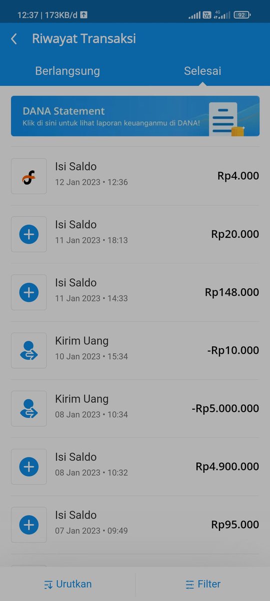akunhypemiaw's tweet photo. Kalo ini aku tarik lagi di 12 Januari ges. Total yang aku dapetin udah 8k ges. Lumayan lah. https://t.co/bM2iNuBi7W