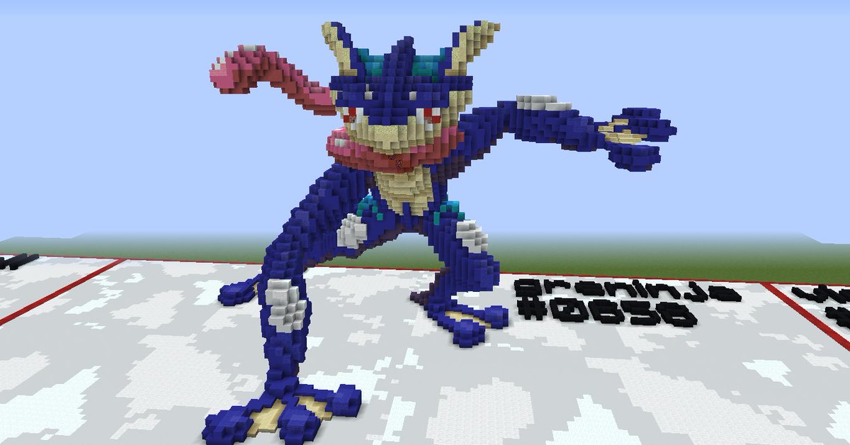 greninja 🥷 with <a href="/jakei126/">jakei126</a> 👽👍

#Minecraft #Minecraftbuilds