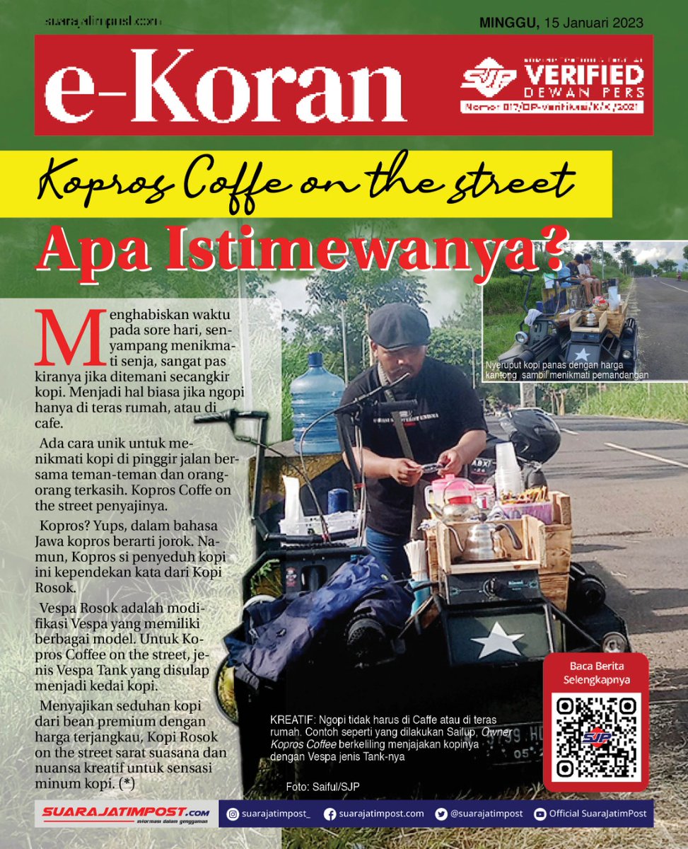 kabarterdepanmr's tweet image. Kopros Cofee On The Street, Apa Istimewanya? 

#batu
#kwb
#kotabatu
#kotawisatabatu