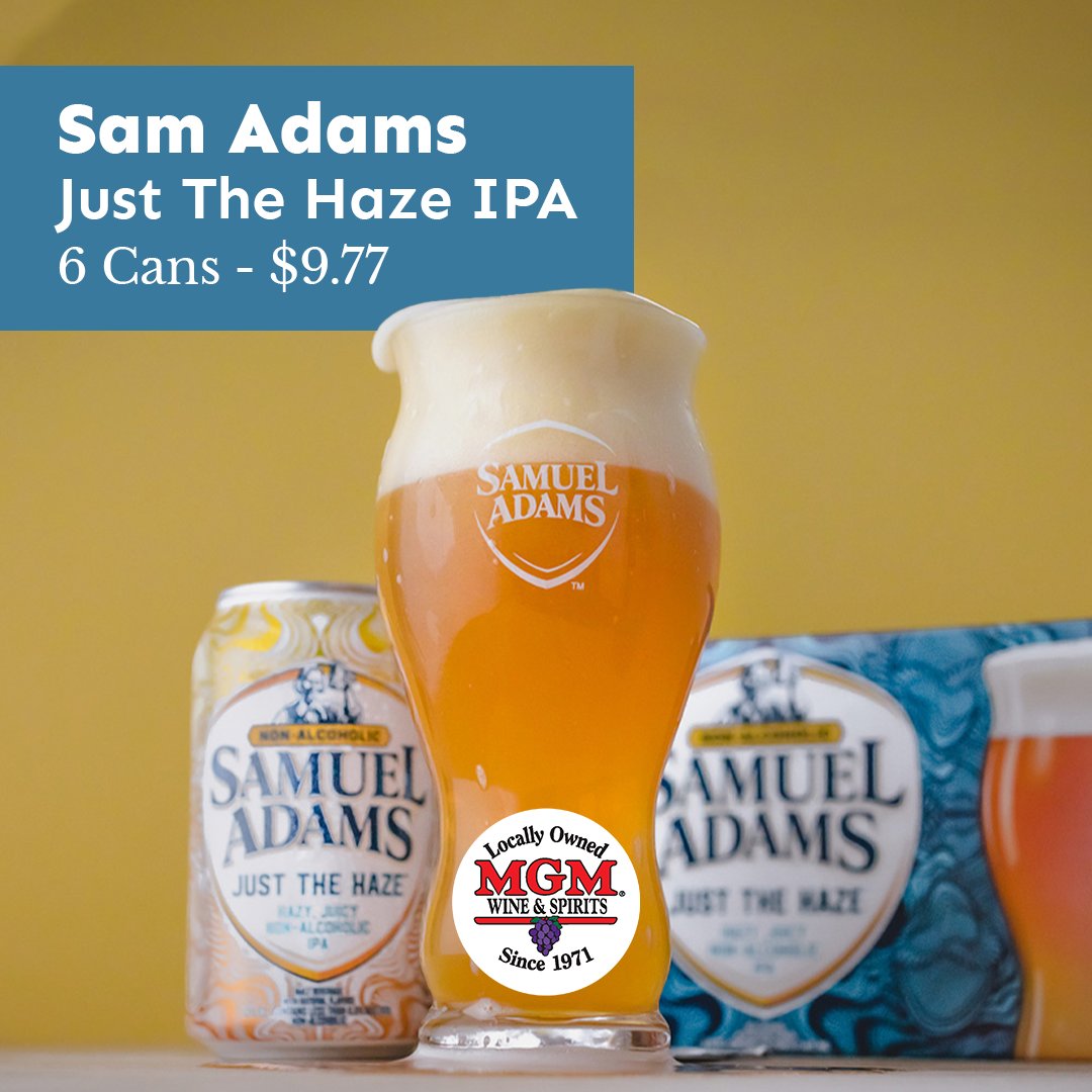 A good beer always hits the spot, but you don’t always want the alcohol. Just The Haze from Samuel Adams is a world-class IPA for beer lovers that just happens to be non-alcoholic.