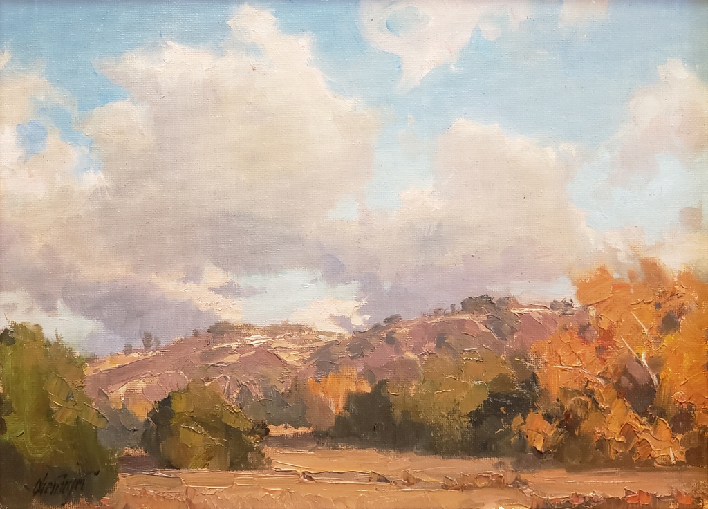 'Departure; Laguna Canyon' by Michael Obermeyer
Oil on linen
9' x 12'⁠
⁠
americanlegacyfinearts.com/artwork/depart…
⁠
#michaelobermeyer #lagunacanyon #californiapleinair #cloudpainting #cloudart #pleinairpainting #pleinairart #enpleinair #californiapleinairart #artistschoice