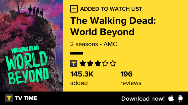 williamwmj's tweet photo. I've just started following The Walking Dead: World Beyond https://t.co/WcCiSFLDlp #tvtime https://t.co/twSEMGNZmu