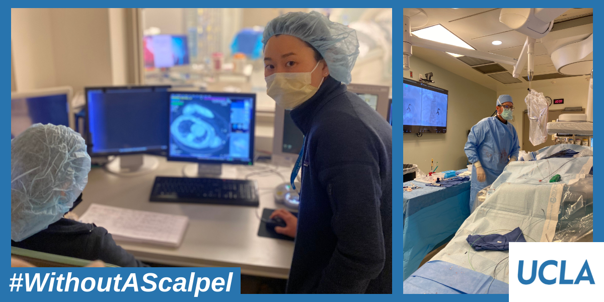 An interventional radiologist can… -Stop bleeding from trauma or the intestinal tract -Open blocked arteries/veins -Shrink symptomatic enlarged prostates in men & fibroids in women -Cure cancers in liver, kidney & lung -Treat aneurysms before they burst -& more! #withoutascalpel