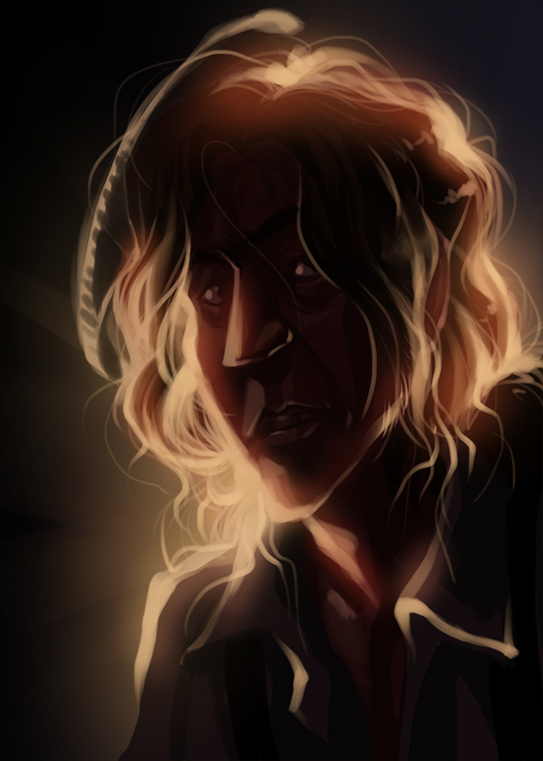 InkApologist's tweet photo. someone left a really nice comment on my Heart to Heart fic the other day so i was thinkin about the description of Escape Sammy lit by the flashlight behind him and was compelled to try and throw some colours into this concept real quick... https://t.co/4Y522T5dpK