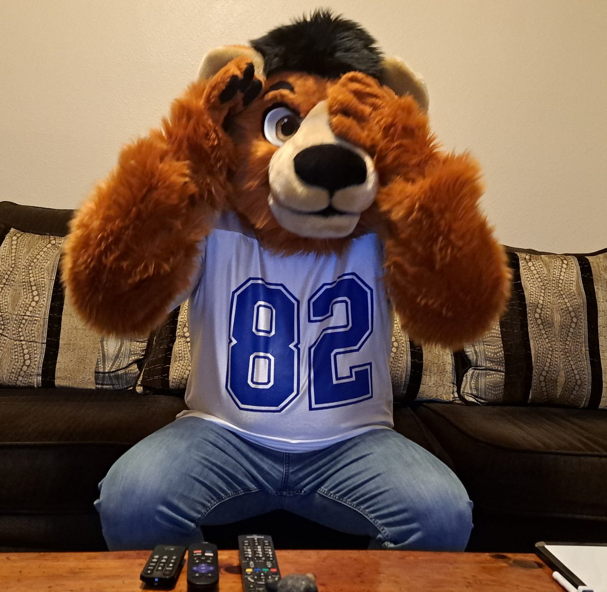 I'm probably going to be watching the #DallasCowboys game like this tonight.