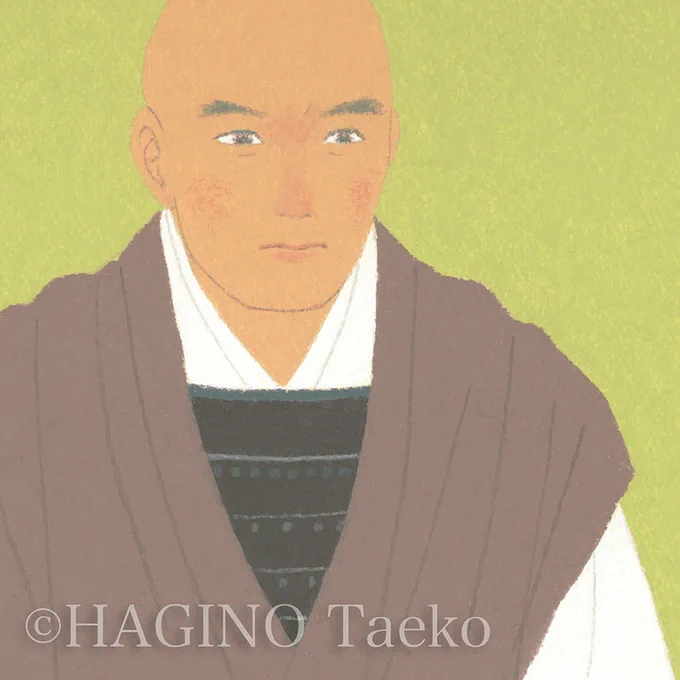 北國新聞、富山新聞連載小説 安部龍太郎さん作「銀嶺のかなた」第13~16回挿絵です。第14回のは大泉洋じゃなく前田利家ですからね。そのように見てくださいね(^^;)第16回のイケメンは孝恩寺(後の長連龍)です。資料が殆どないので好みの造形にしてみました(^^) 