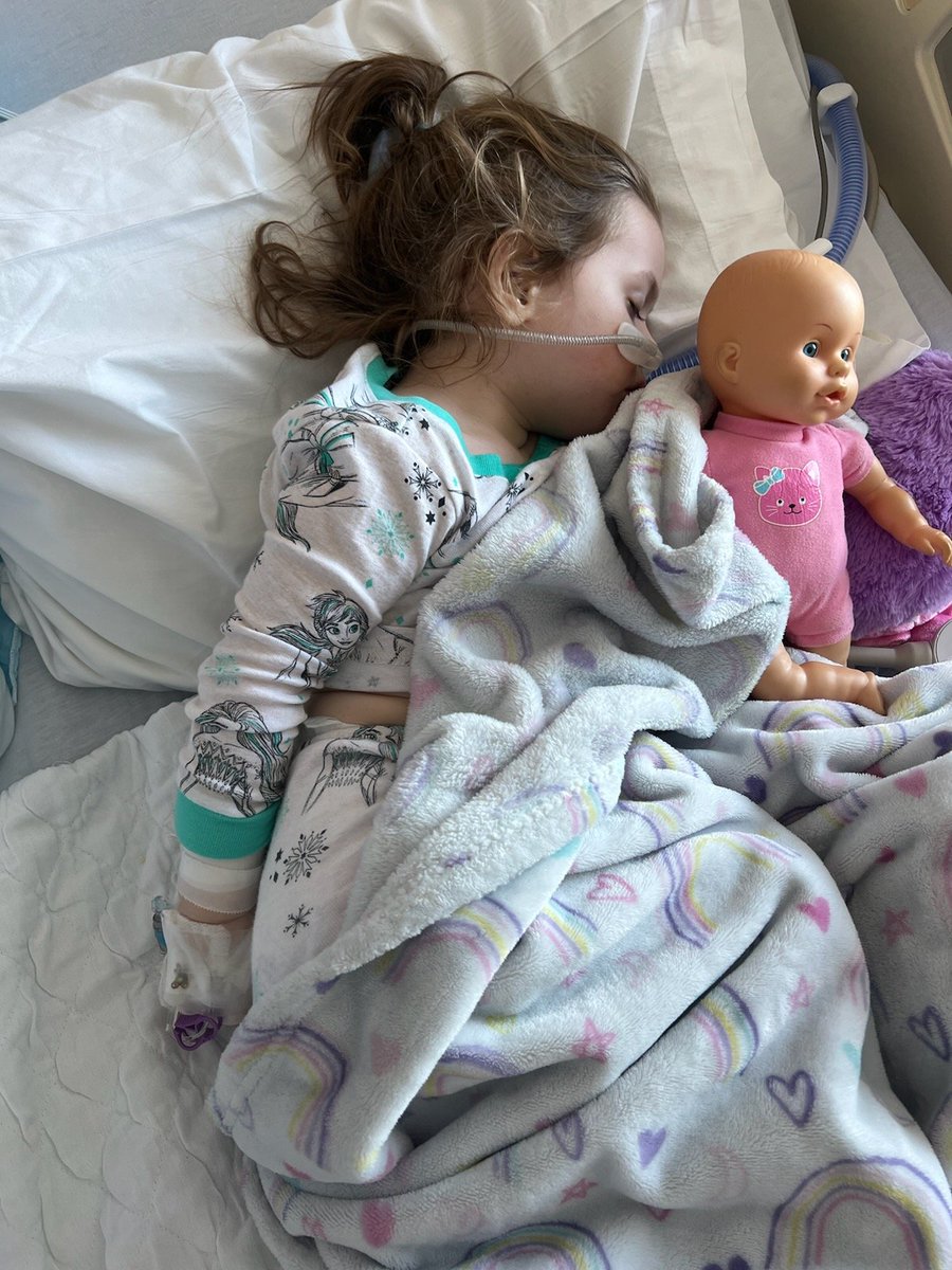 bflo_josh's tweet image. If any of y'all are the praying type we are on day 2 at Oshei (They're awesome). Improving every day but this little girl just wants her own bed!