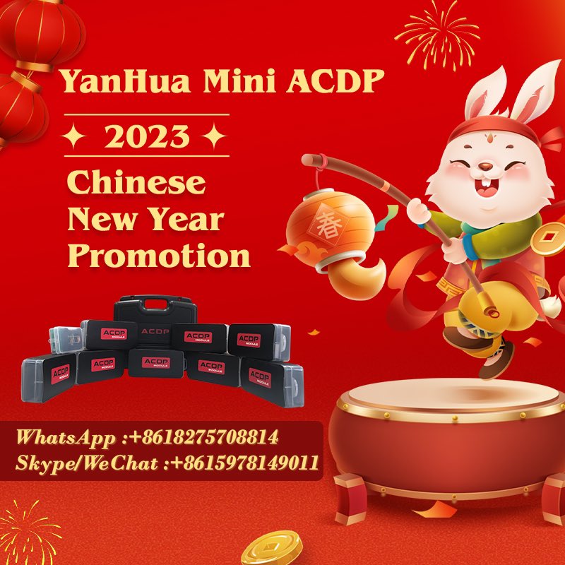 Yanhua ACDP Chinese New Year promotion .  
Text me for promtion  information 
WhatsApp :+8618275708814 
Skype/WeChat: +8615978149011