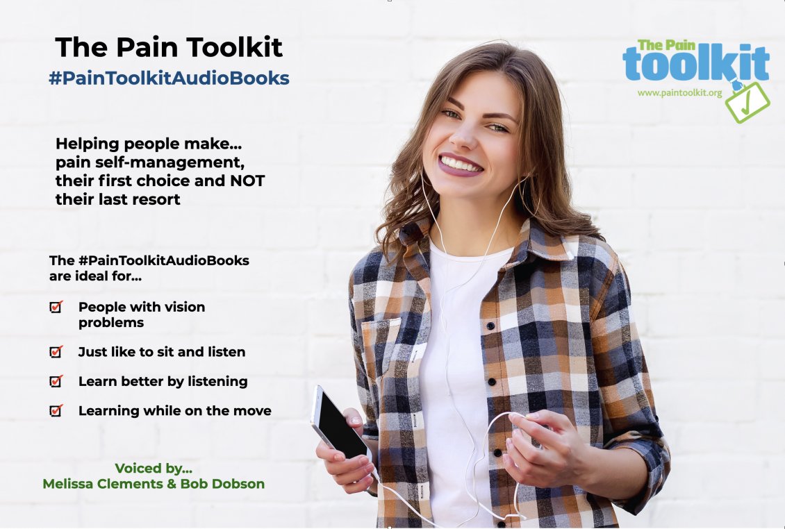 Pete Moore (@paintoolkit2) on Twitter photo Good news - ALL the Audiobook versions of the Pain Toolkit are now available to download via Audible.
paintoolkit.org/news/article/p… Good news - ALL the Audiobook versions of the Pain Toolkit are now available to download via Audible.
paintoolkit.org/news/article/p…