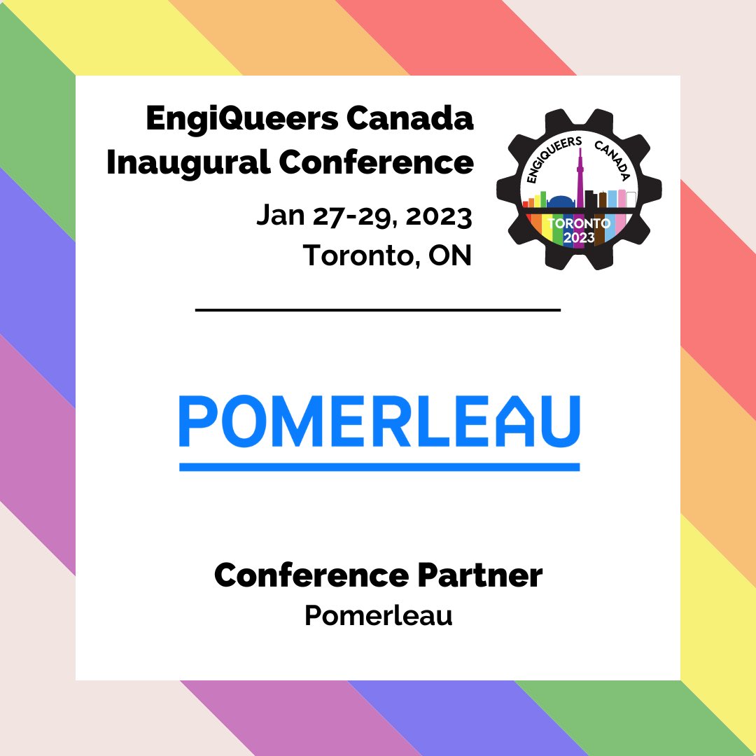 1️⃣1️⃣ days until the #eqcan2023 national conference. 💯We are pleased to announce our conference partner, @Pomerleau!