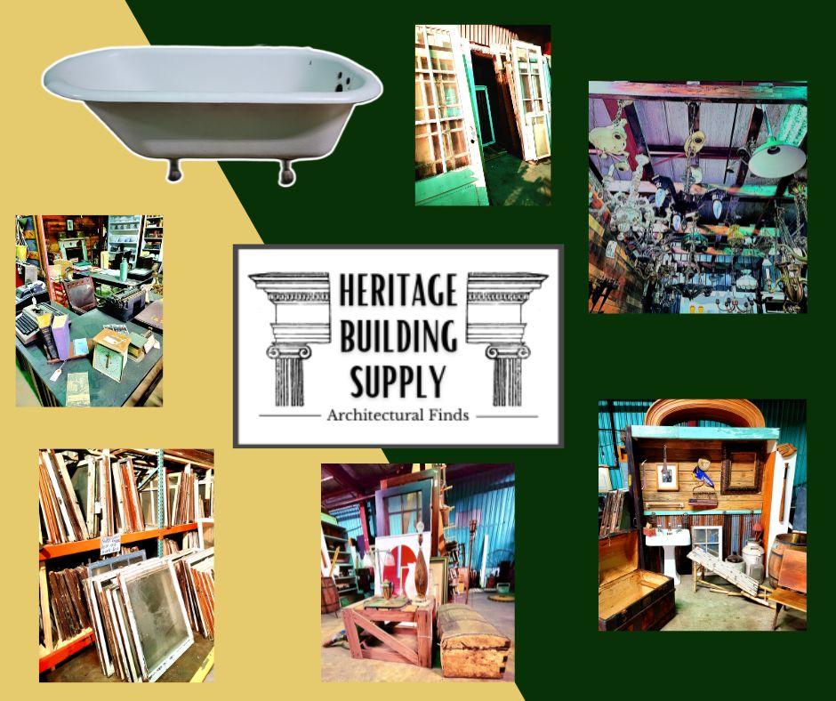 Get Your Architectural Needs from Us!
Heritage Building Supply has New Hours!
Fridays: 10:00 AM -2:00 PM

#artchitecturalsalvage #preservememphis #historicpreservation #vintagefinds

conta.cc/3WlxN6W