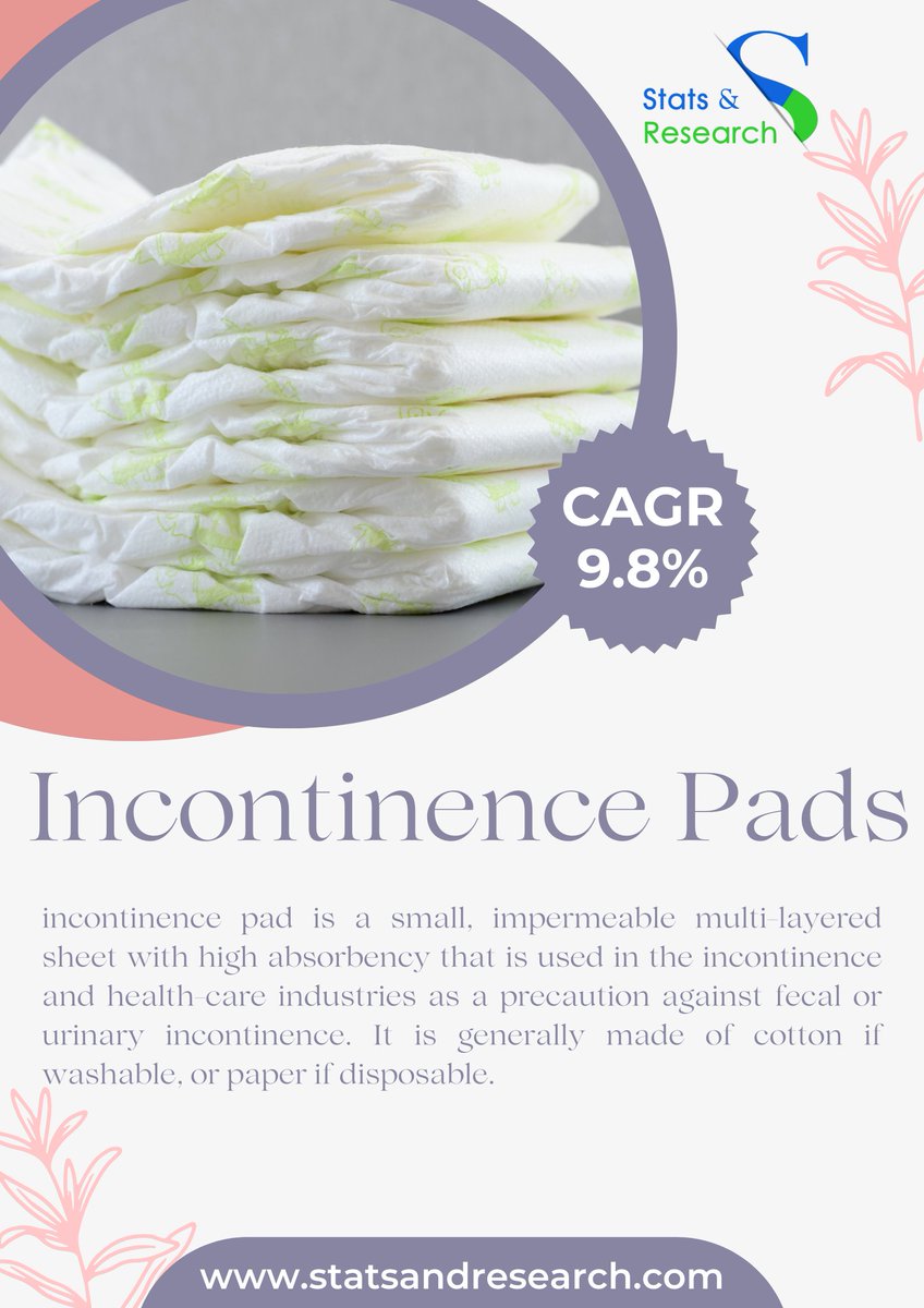 Incontinence Pads Market 2023. 

𝐠𝐞𝐭 𝐚 𝐟𝐫𝐞𝐞 𝐒𝐚𝐦𝐩𝐥𝐞 𝐑𝐞𝐩𝐨𝐫𝐭: lnkd.in/dNiTu8xm

#incontinencepads #incontinencecare #reusablesanitarypads #incontinenceunderwear #incontinencehelp #washablesanitarypads #sanitarybandung #sanitarysemarang #consumergoods #snr