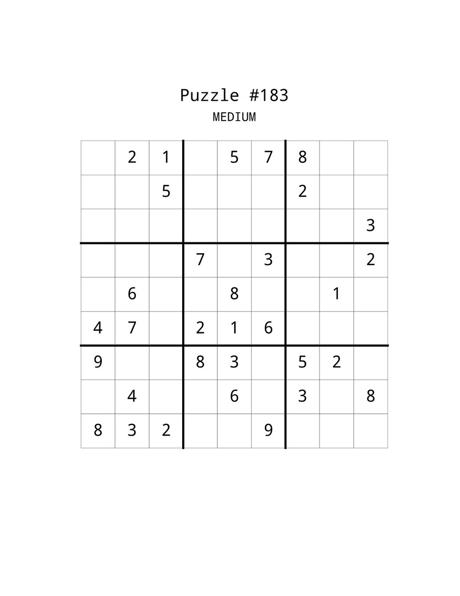 SudokuNation's tweet photo. #puzzle #sudoku #logic #mindgame #meditation #fun #game #games #boardgame #logicgame #braingame #braintraining #puzzlevideo #puzzlegame #gamesvideo #games #puzzlegamevideo #puzzlegamesvideo #puzzlegame
Join us at https://t.co/LIGX0IcN83 https://t.co/wFOW5fbRtq