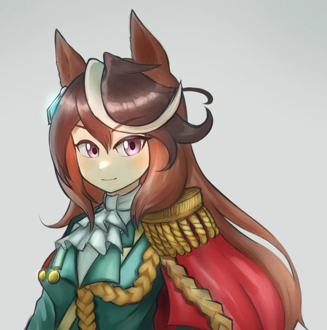 練習で描いた会長 