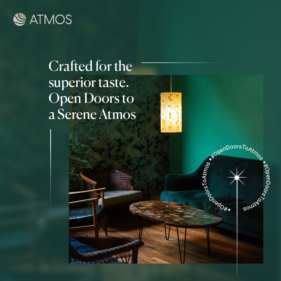 atmoslifestyle's tweet photo. Curated homes, crafted luxury, umpteen serenity. All at one place, Atmos
#atmos #atmoslifestyleindia #holidayhomes
#opendoorstoatmos #atmosdelights #bangaloreproperties
#bangalorehomes #bangalorerealestate https://t.co/bYOFr13fz0