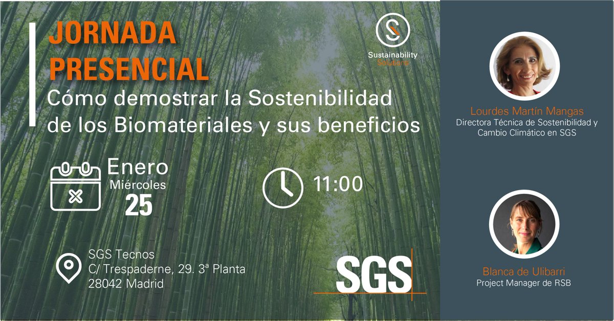 Do you know how to demonstrate the #sustainability of #biomaterials and their benefits? 

Join RSB’s <a href="/BlancaUlibarri7/">BlancaUlibarri</a> and <a href="/SGS_SA/">SGS</a> to learn about the advantages of having a regulated system that ensures the sustainability of biomaterials. bit.ly/3GXSJfO