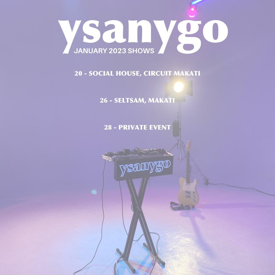 JANUARY 2023 SHOWS ✨

20 - <a href="/jarlobase/">Jarlo Bâse</a>’s HAPPY BIRTHDANE GIG

Pre-sale tickets here: tinyurl.com/birthdane

26 - Mariamaria and <a href="/jigovirina/">Jigo</a>’s Translucent Album Launch

Event page: facebook.com/events/s/maria…

28 - PRIVATE EVENT

see you!!! 💗