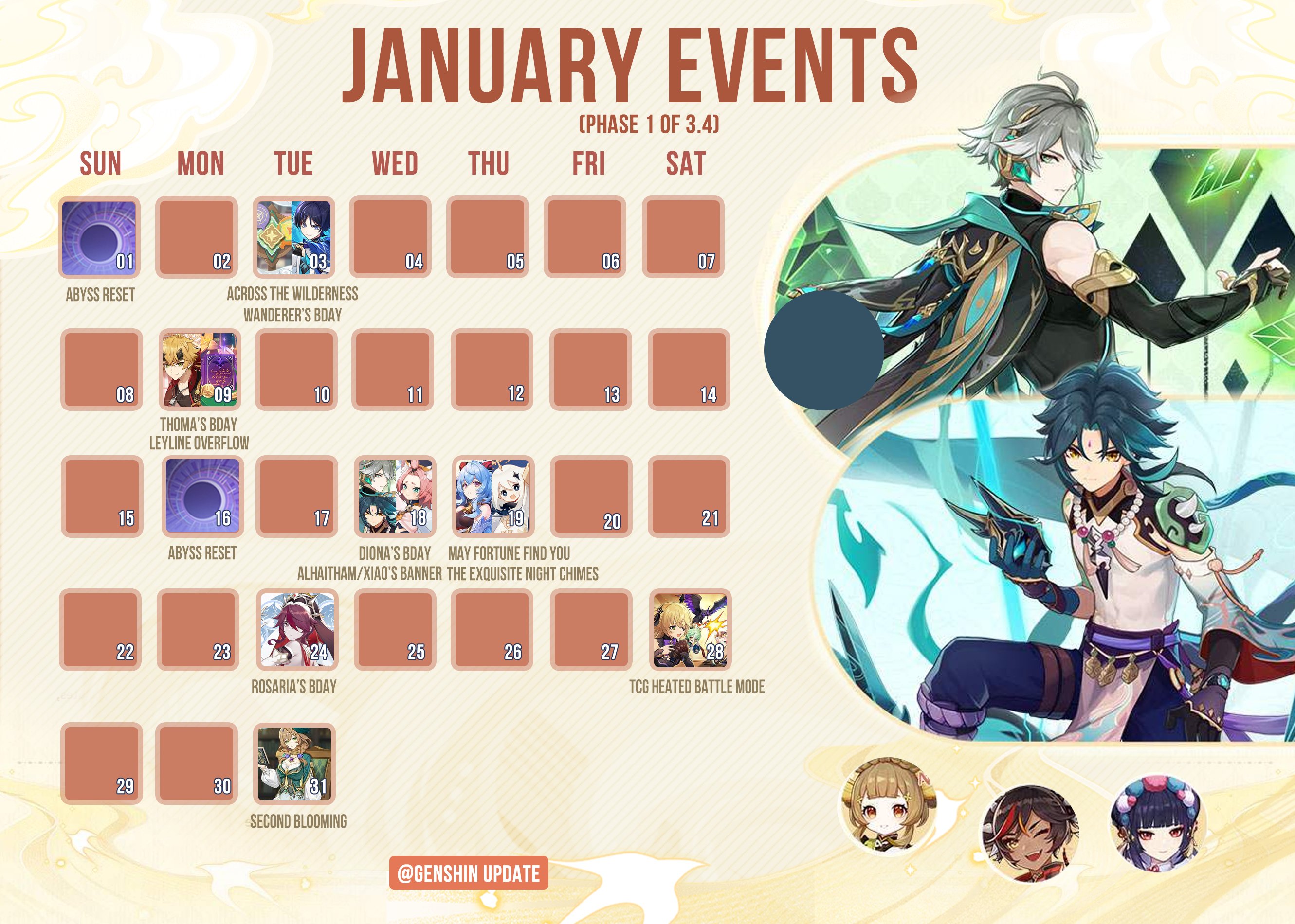 Genshin Update on Twitter: "@OtomachiT Time locked ^^ Need to complete
