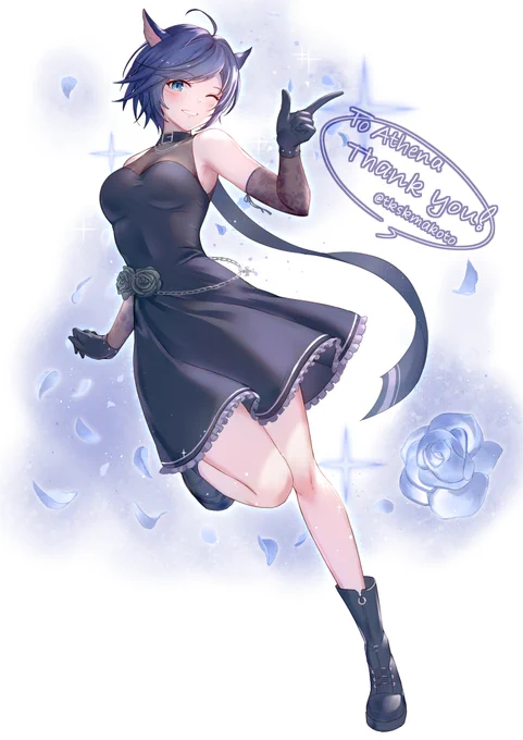 Skebで描かせていただきました。 二度目のご依頼ありがとうございます! #Skeb #Commission