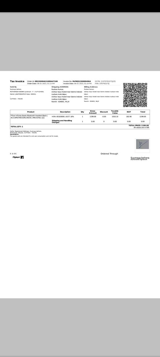kumar_r0shan's tweet photo. #flipkartscam se oder kiya tha oder jub mila to mane compalin kiya but refund ka date ane tak har bar return or refund cancel ho ja rha ha mujha mara refund chahiye https://t.co/wtFpLvSOom