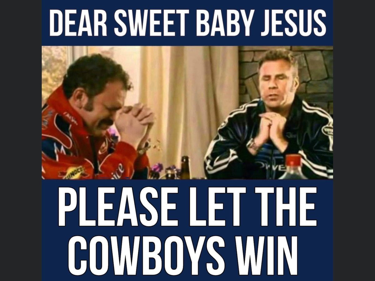 AceFlavored's tweet photo. Prayers are answered for those of you with doubting craniums 

#demboyz #CowboyNation #cowboys #cowboysvsbucs #prayers https://t.co/D2AuIcRP6r