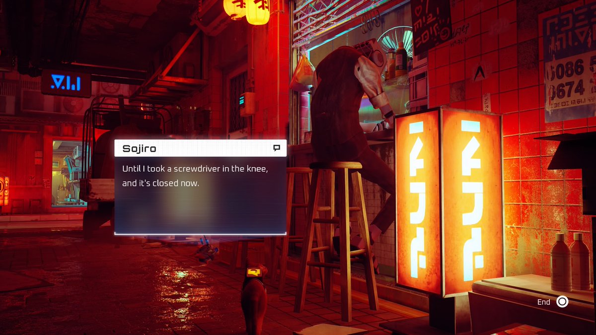 CuileannPhoenix's tweet photo. DIIIIIIIIICK LMAO #Stray #PS4share https://t.co/dK0ncVOB27