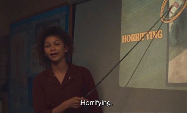 DiscussingFilm on X: A brief new look at Zendaya in 'EUPHORIA