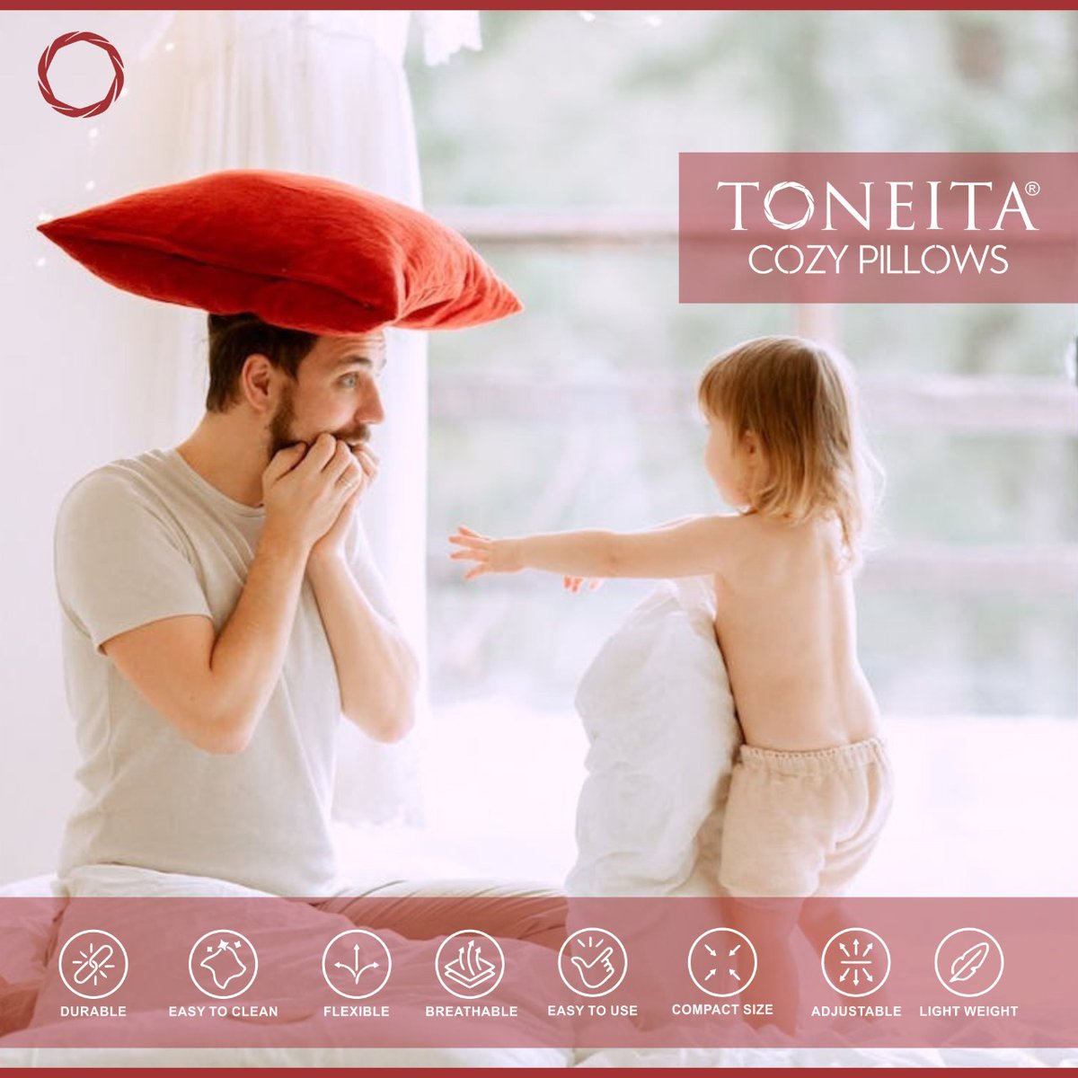 Quality time with your family is the greatest sanity.

THINK COMFORT | THINK TONEITA | 

#toneita #pillows #cushions #maternitypillow #nursingpillow #cuddlepillow #cozypillow #comfycushion #meditationcushion #circular #relaxed #bettersleep