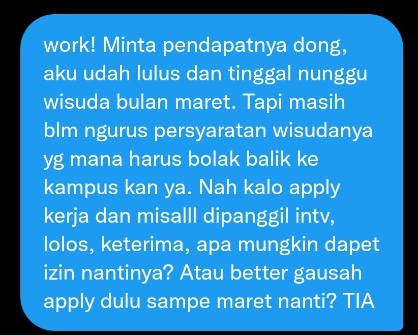 BACA RULES DI (bit.ly/worksfess) on Twitter: "work! makasih ya yg udah