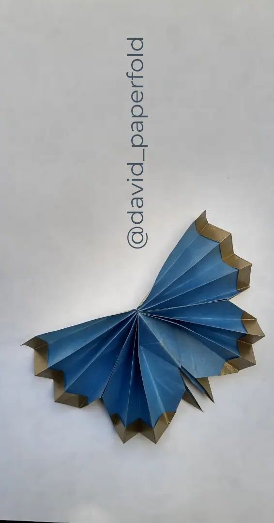 David_paperfold's tweet photo. #origami #boxpleating #butterfly #mydesign https://t.co/JQPgOPL8cy