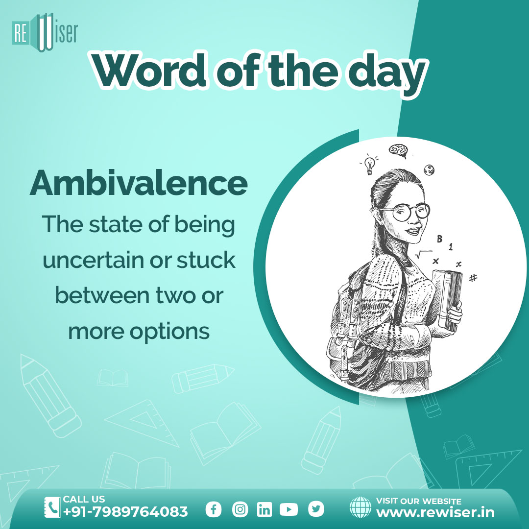 Can you use 'Ambivalence' in a sentence?

Write down your examples in the comments.

Know more:

☎️+91-7989764083

👉rewiser.in

#rewiser #sat #satprep #tutoring #collegeadmissions #tutors #sattest #sattestprep #collegeapplications #satenglish #satreading #satwriting