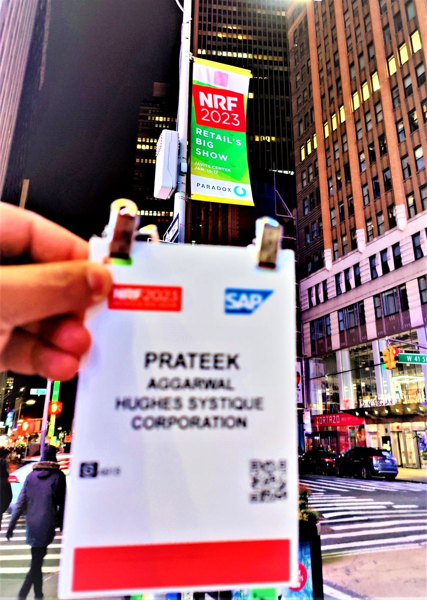 Meet Mr Prateek Aggarwal,from @hsccorp, at @NRFBigShow 2023 in New York.With exciting #tech, giving a glimpse of what future will look like,be sure to know more about HSC's offerings in #Retail.

For more information, please visit: hsc.com

#SystiqueSolutions