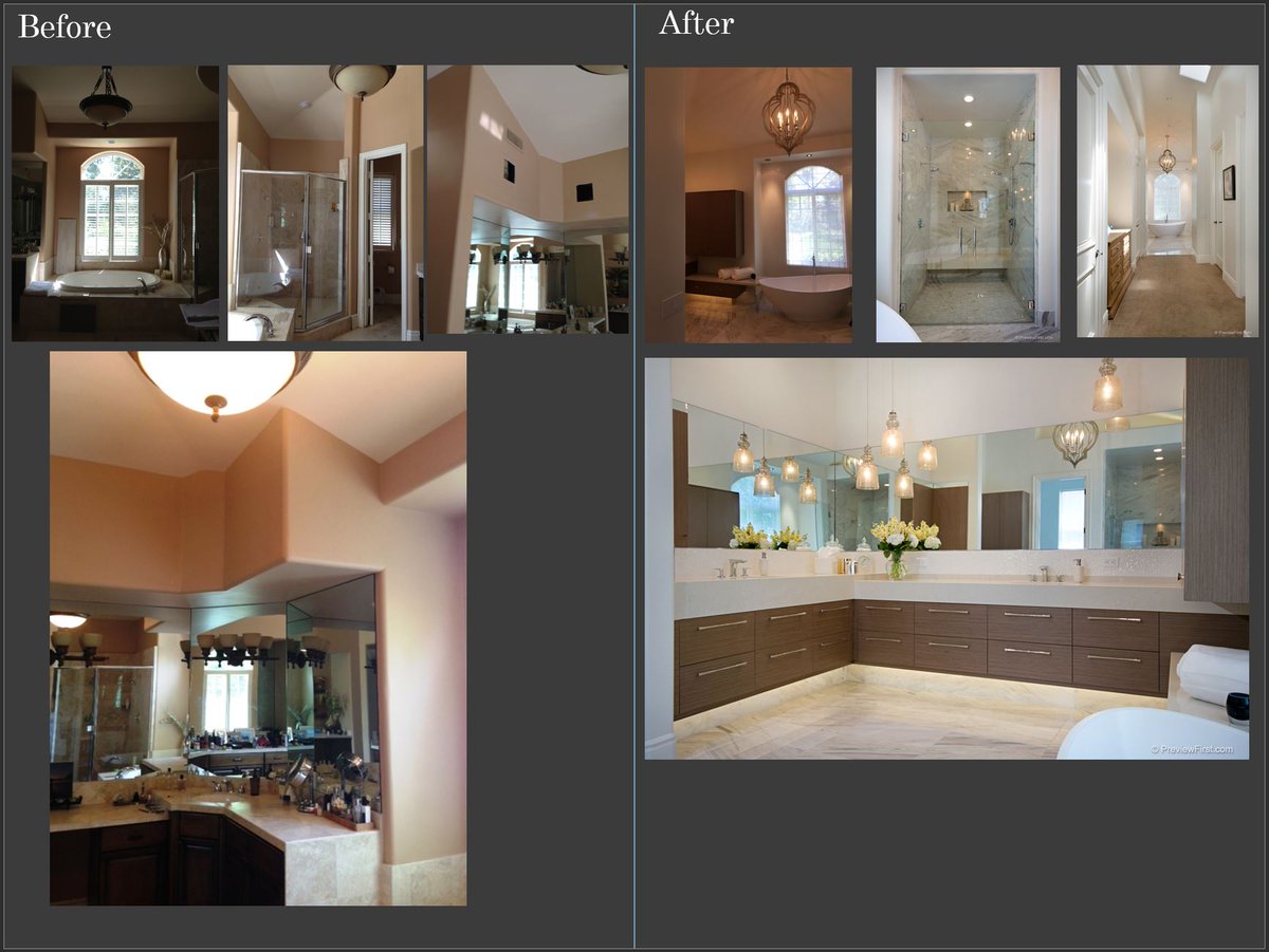 designmoe's tweet photo. Here is day 3.
We’re going to do three days of before and after remodel projects that we’ve done recently, but haven’t posted. #remodel #kitchenremodel #kitchencabinets #beforeandafter https://t.co/T8AOD5cwiy