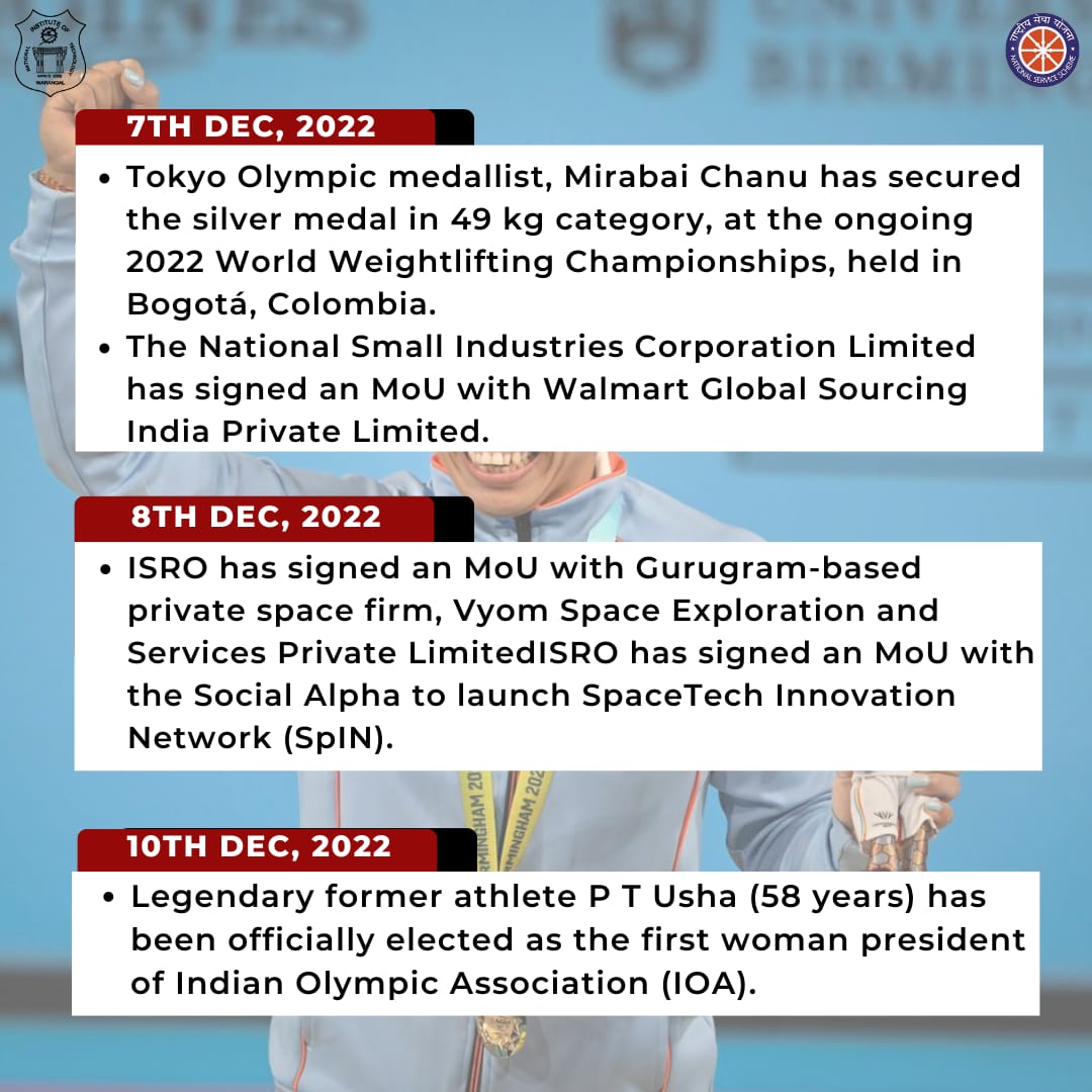 nss_nitw's tweet photo. NSS NITW is up here with this month's news highlights under Global Times!!
Here you go with the pack of bulletin for the month of DECEMBER. @_NSSIndia @warangal_nit https://t.co/Ptatqc3DAO