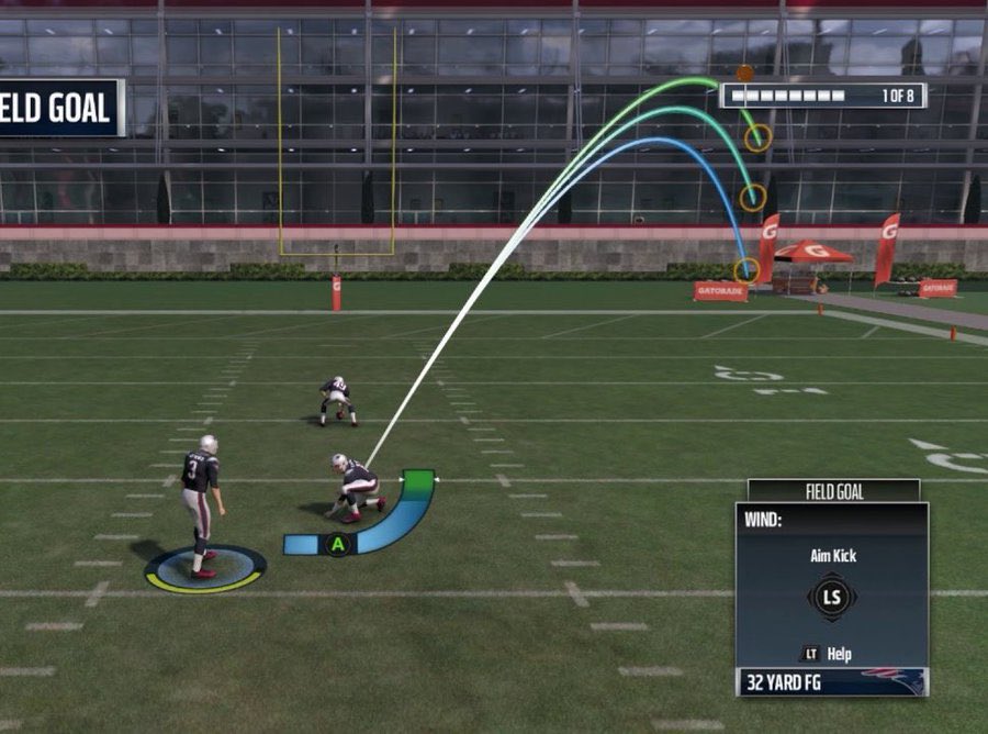 Pickswise's tweet photo. *Brett Maher lines up for the XP again* https://t.co/FCSqcXb9CW