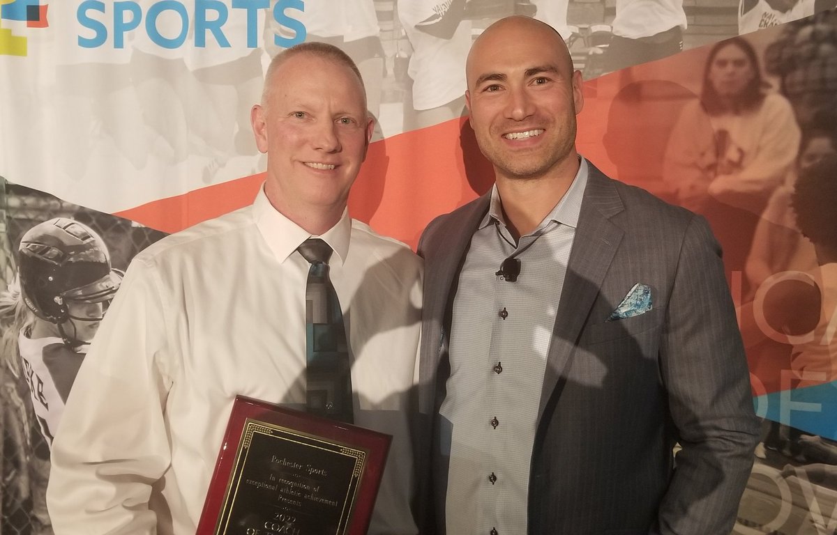 Rochester Sports Banquet Coach of the Year: Chris Mensink, Fillmore Central football. Led team to Class A state tournament for 1st time, and to state semifinals.