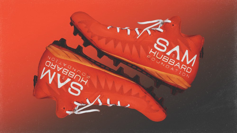 Pretty excited to add <a href="/Sam_Hubbard_/">Sam Hubbard</a> My Cause My Cleats to the collection