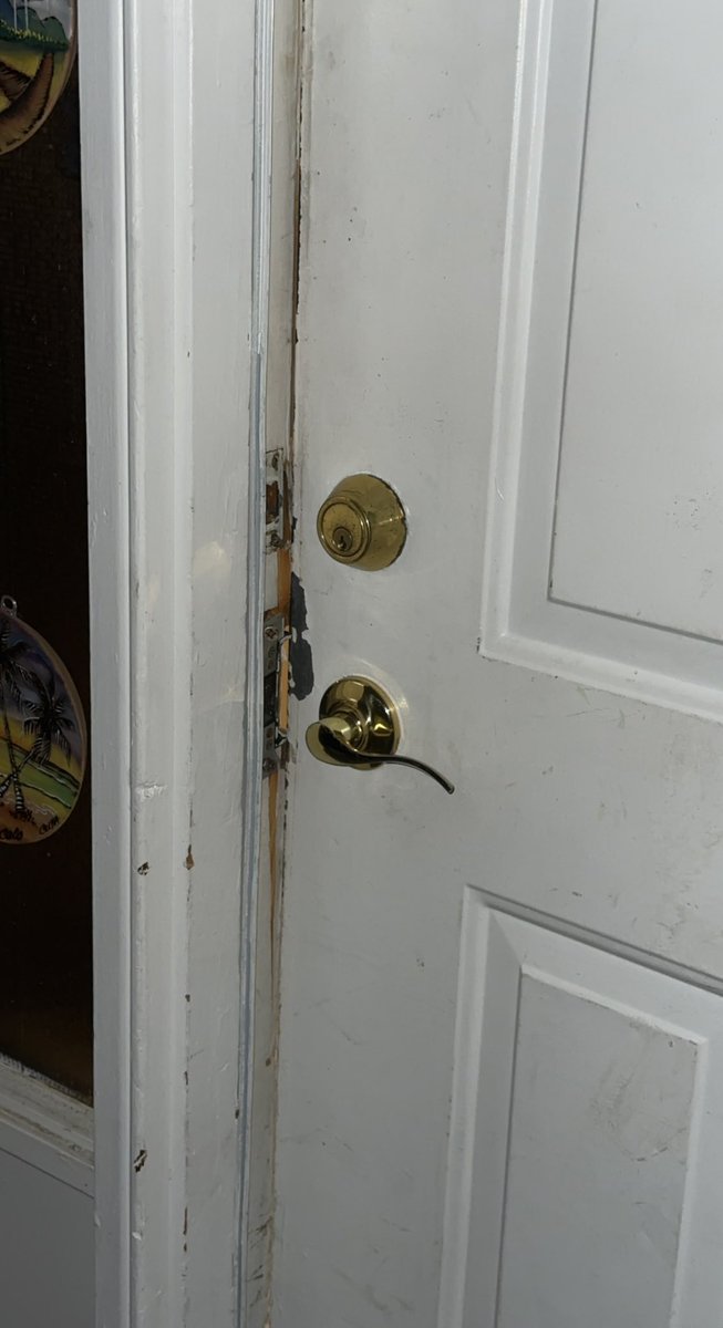 My grandma is 85 years old someone kicked off the door and was trying to get in my mom calls 911 and the <a href="/NiagRegPolice/">NRPS</a> is still a no show 30 mins later