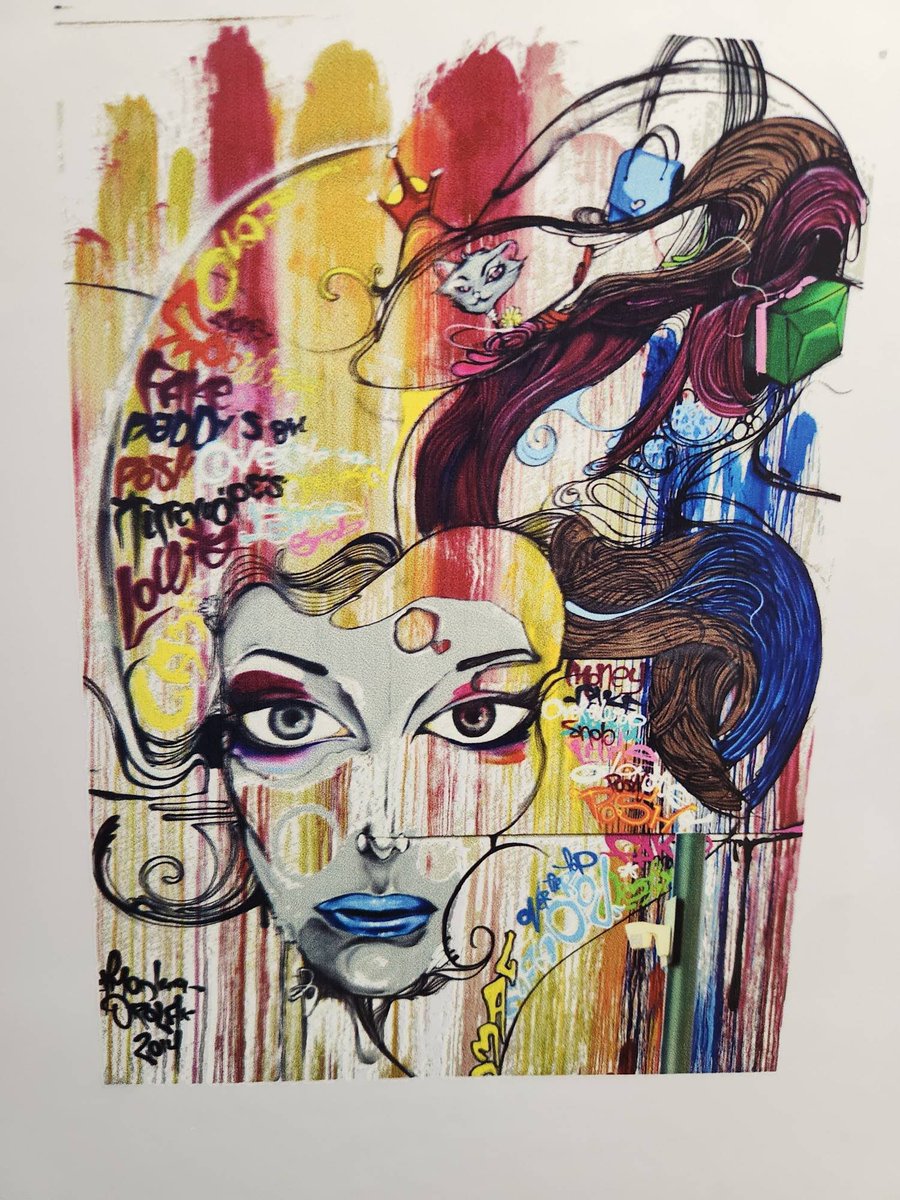 Graffiti Wall print on any of your vertical surfaces! #wallprinting #Midwest #loveyourwall