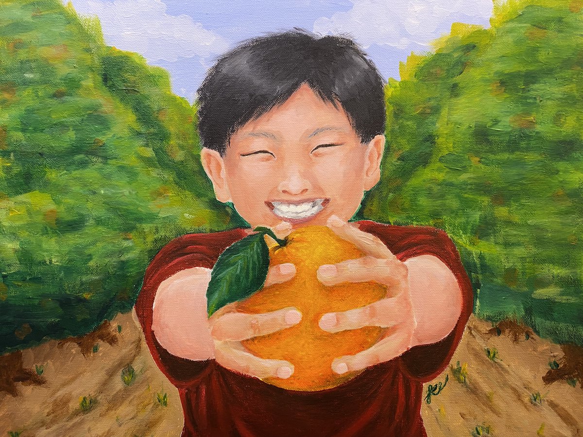 weareocsa's tweet photo. State of the Art: Kei Shimabukuro (IM, ‘24) was selected as the winner of the 2022 Congressional Art Competition with his artwork, titled "Lucky Orange," for California's 48th Congressional District. Congratulations to Kei! https://t.co/vuX02kbv5W