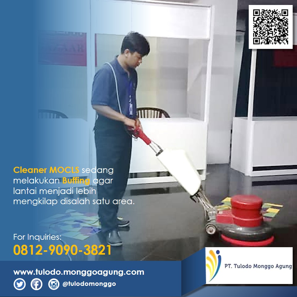 tulodomonggo's tweet image. Salah satu kegiatan Buffing yang dilakukan oleh Cleaner MOCLS agar lantai menjadi lebih mengkilap disalah satu area.

CLEANING SERVICE
PT. TULODO MONGGO AGUNG
Hotline:
0812-9090-3821
0812-9090-3820
0812-9090-3819
infocleaningservice.com

#cleaningservice #housekeeping #buffing