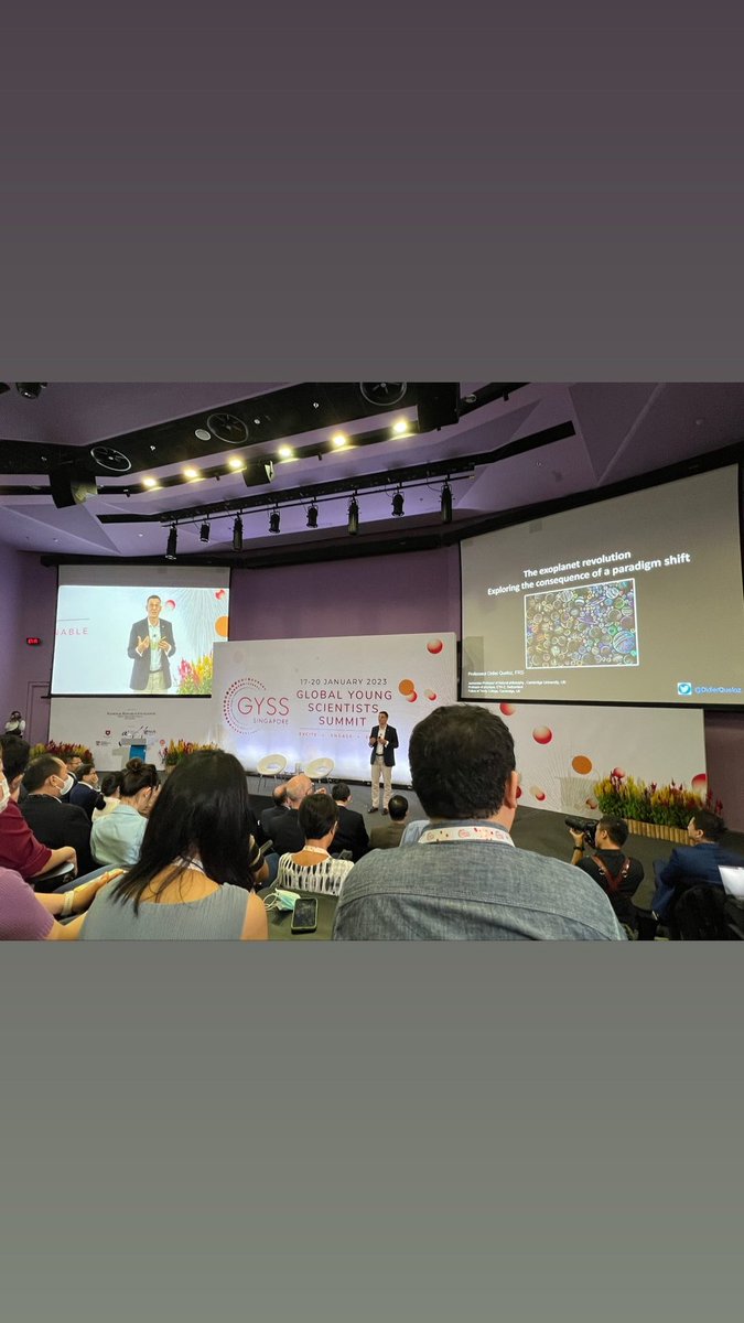 waltershhung's tweet image. What a fascinating lecture @gyss_sg !

Exoplanet Revolution, Exploring the Consequence of a Paradigm Shift - Dr Didier Queloz

Use the universe as a lab!🌍
#GYSS2023 #lifeorigin #wshhung