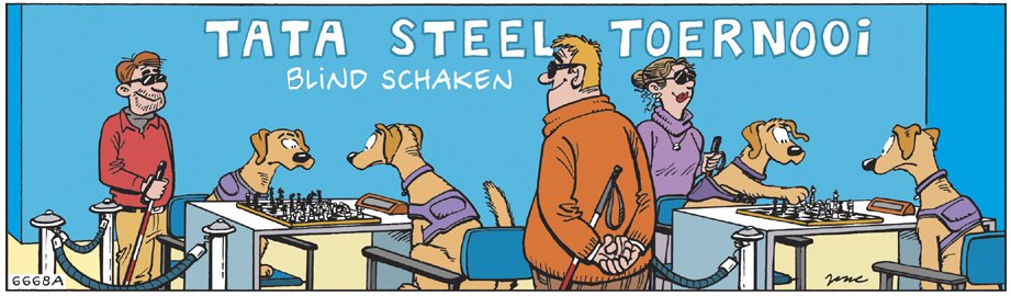 jessecartoons's tweet image. Blind chess/blind schaken #tatasteel #TataSteelChess #TataSteelMasters #chess #chessgame #stripmakers
