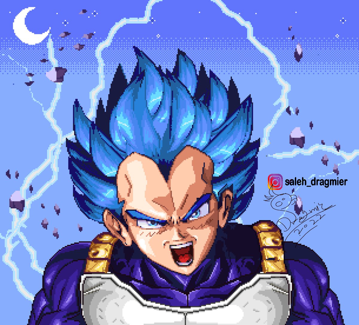 DragmierPixel's tweet photo. My pixel art drawing, "Prince Vegeta" ( Dragon Ball Super )
#vegeta #goku #dragonballsuper #dragonballsuperbroly #dragonballkai #frieza #dragonballz #dragonballfans
#animeindo #art #wibu #manga #otaku #drawing #animeworlds #animelovers #animelucu #animefanart #animefantasy https://t.co/FEhjGhYmJ8