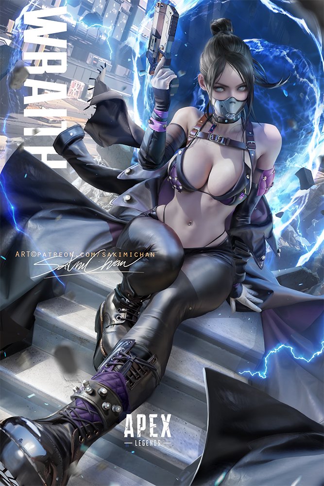 SakimiChanArt's tweet photo. Punk Apex lady https://t.co/rJ24st3bGw