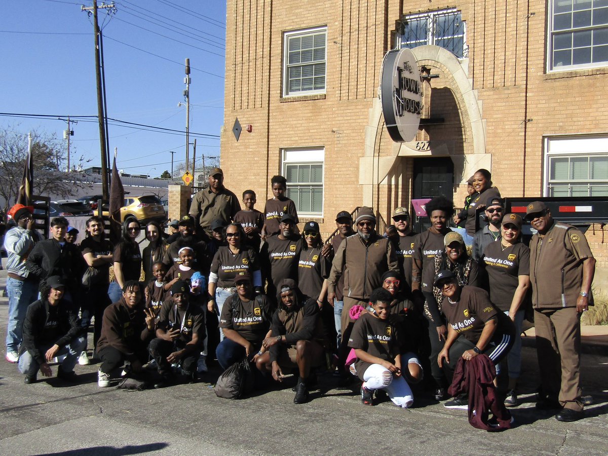 DeliveringOKC's tweet photo. Our OKC team was proud to represent UPS in today’s parade honoring the life and legacy of Dr. King. https://t.co/3Z2Y6RqsiC