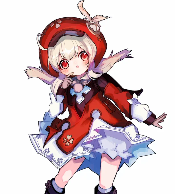 過去絵のクレーちゃん #原神 