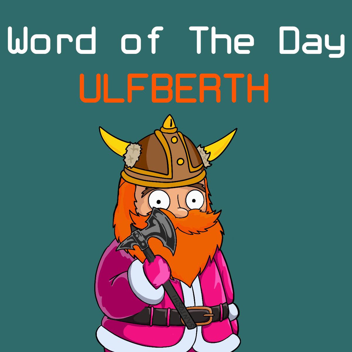 SantoshiBullrun's tweet photo. Did you know that Vikings used a special type of iron called "Ulfberht" for their swords, which was so advanced that it wasn't surpassed in quality until centuries later? #Vikings #Vikinghistory #Ulfberht #NFT #NFTCommunity #TheLastOfUsHBO https://t.co/wzBYk8ynlh